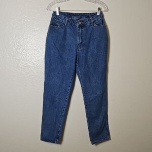 SHEIN Women's Straight Leg Blue Jeans